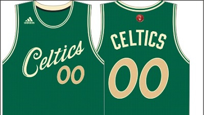 Boston Celtics Christmas jerseys