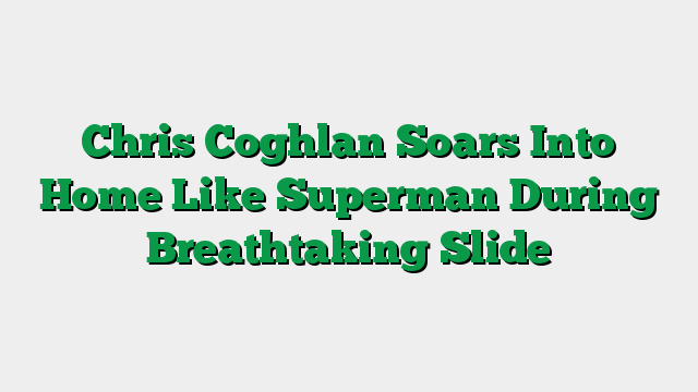 Chris Coghlan Soars Into Home Like Superman During Breathtaking Slide