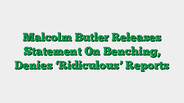 Malcolm Butler Releases Statement On Benching, Denies ‘Ridiculous’ Reports