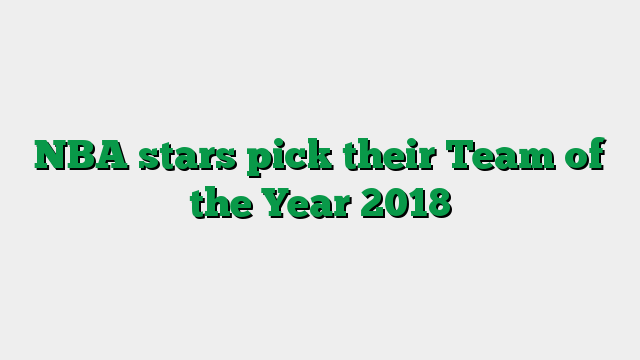 NBA stars pick their Team of the Year 2018