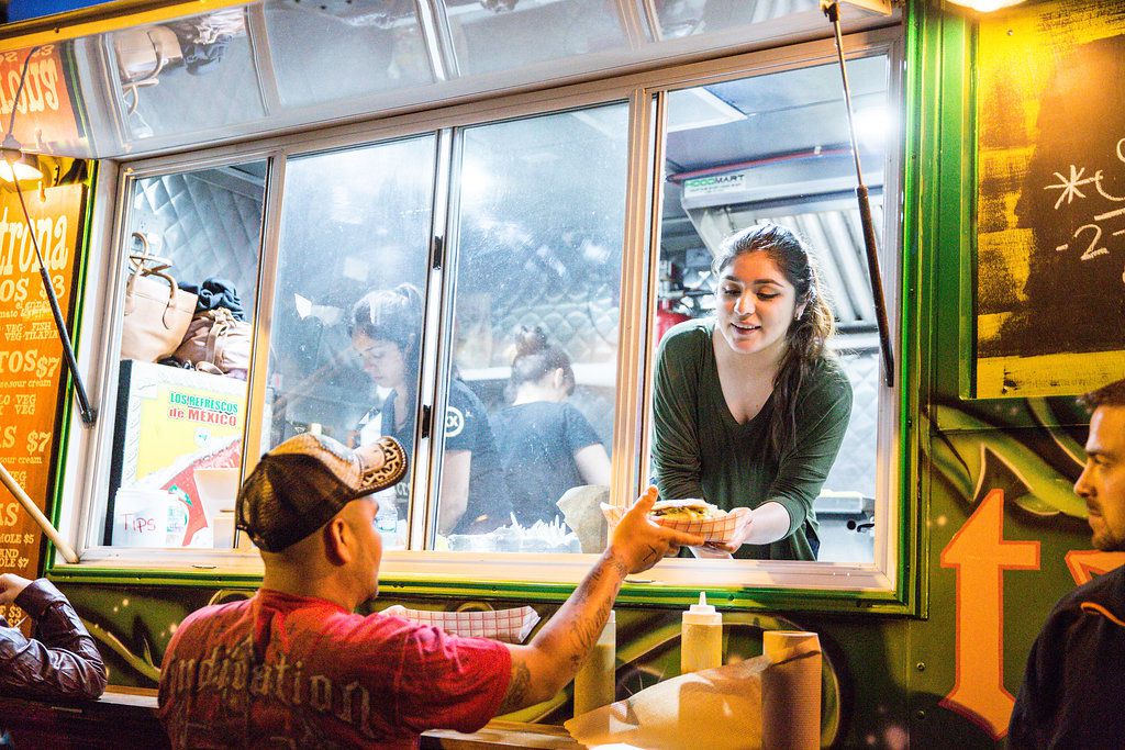 Besides the good eats from food trucks and local restaurants, people at the Pilsen Food Truck Social can also explore art galleries, vintage shops, bodegas, panaderias as well as the bold murals that define the neighborhood.