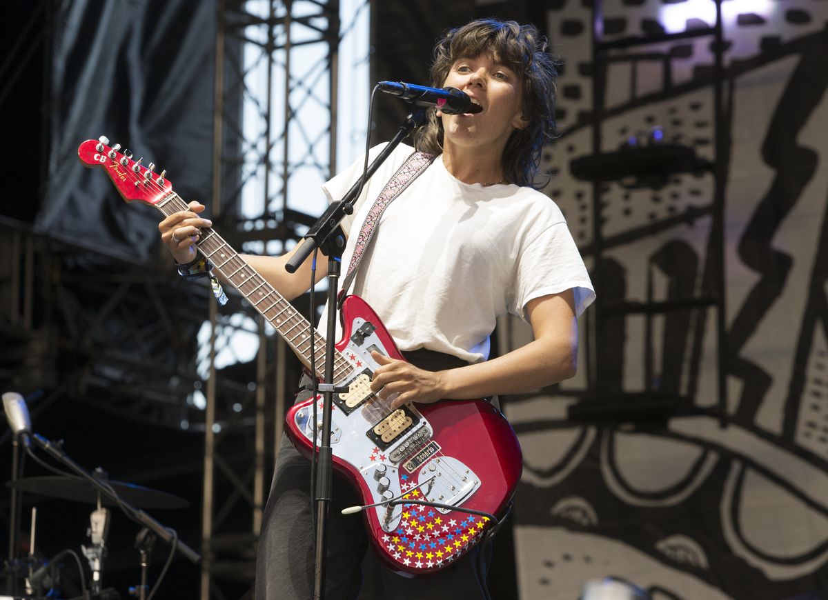 Courtney Barnett performs on Day 1 of the Firefly Music Festival at The Woodlands on Friday, June 21, 2019, in Dover, Del.