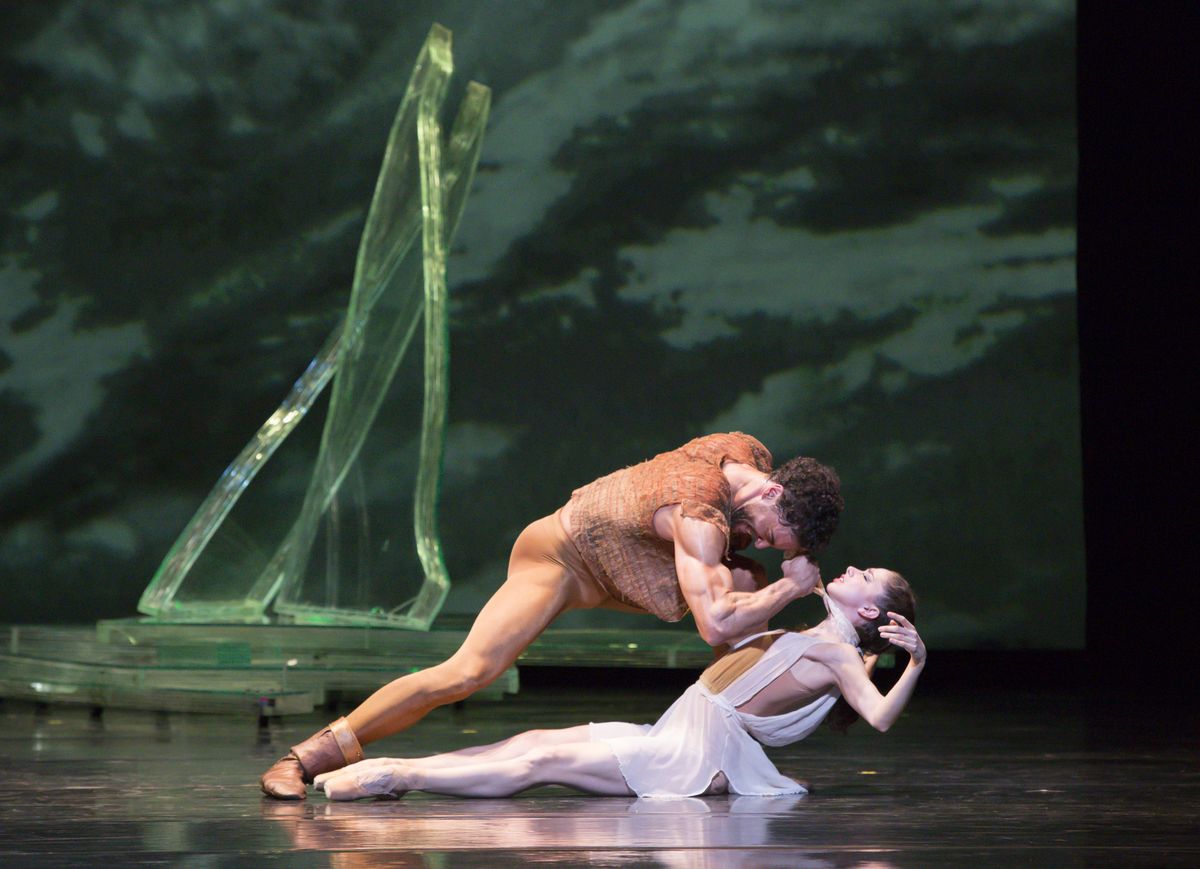 April Daly and Fabrice Calmels in the Joffrey Ballet’s 2013 production of “Othello.”