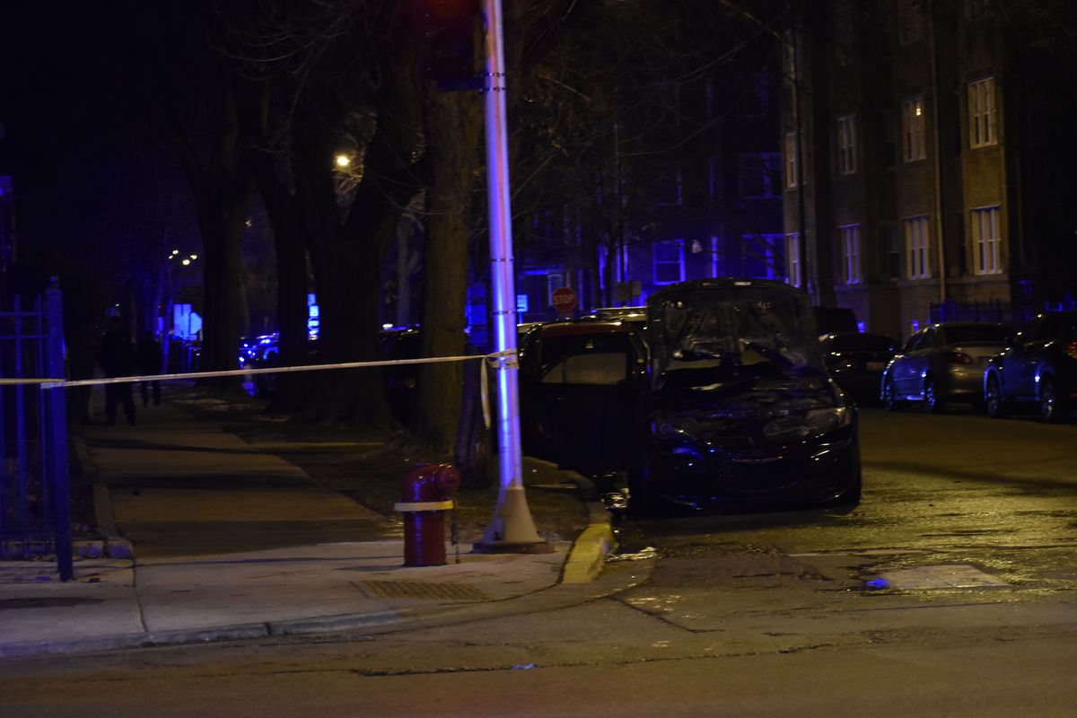 A Chicago firefighter was shot Feb. 2, 2020, while responding to a car fire at Wilson and Kimball avenues in Albany Park.