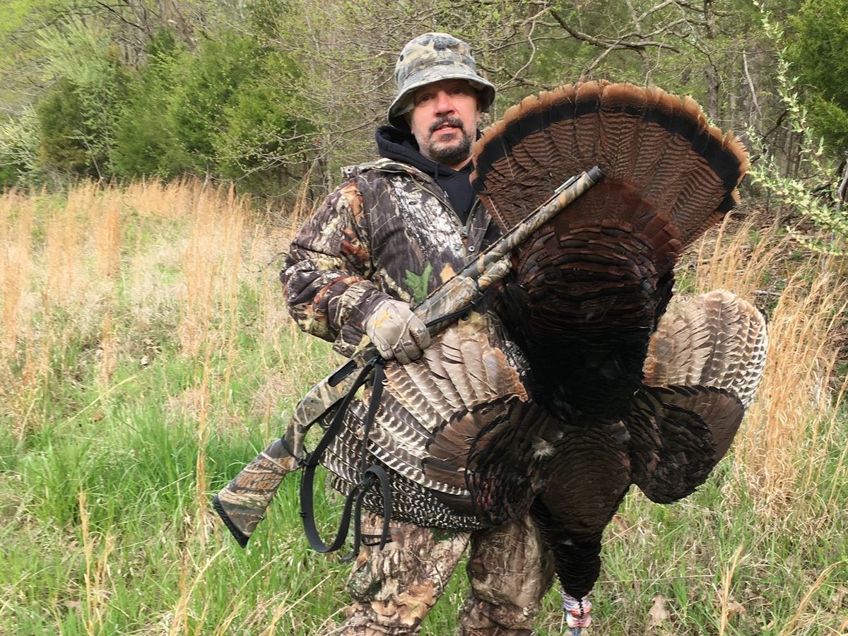Joe Gusich bagged a big tom turkey second season in southern Illinois. Provided photo