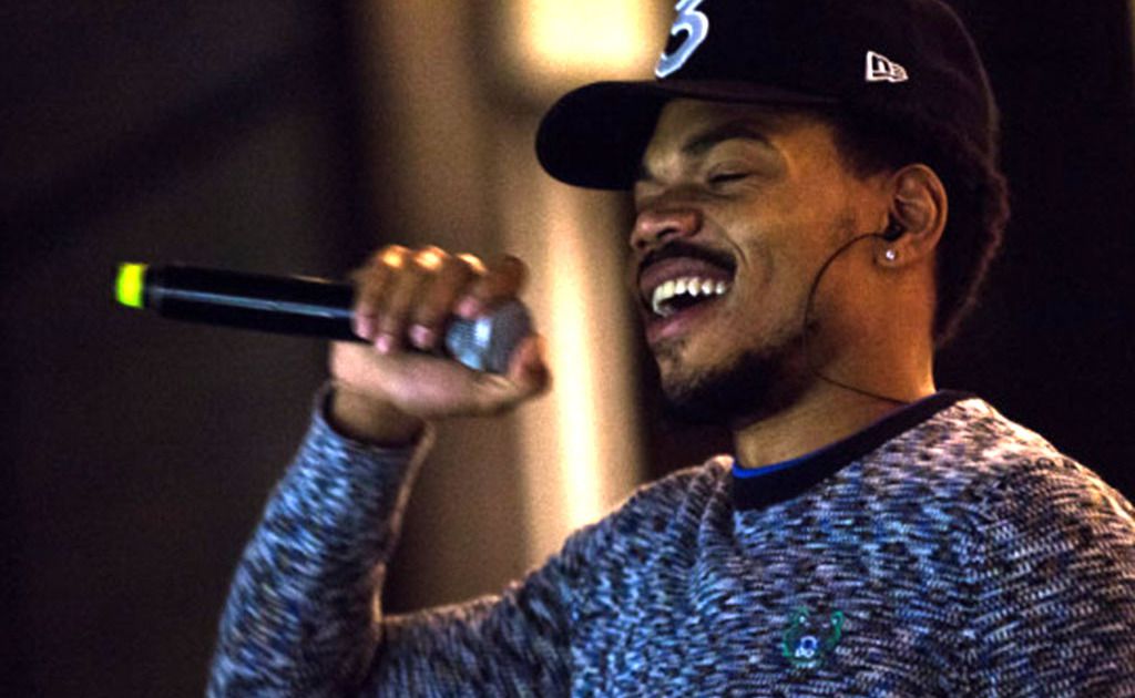 Chance the Rapper performs at “Chance the Rapper’s Parade to the Polls” at Grant Park’s Petrillo Music Shell in 2016.