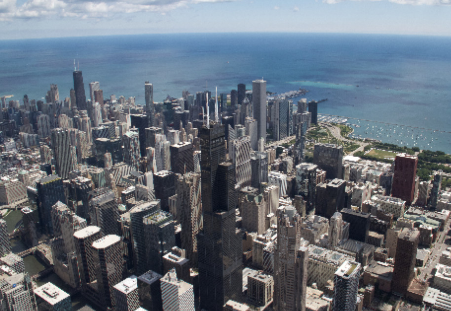 Downtown Chicago skyline